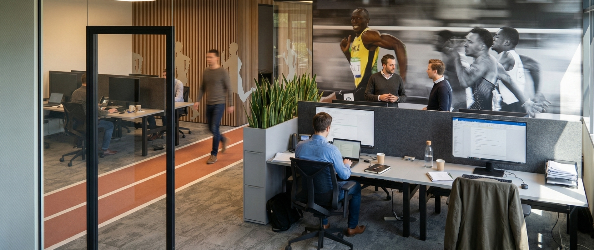 interieurontwerp kantoor merkidentiteit subtiel verrassend