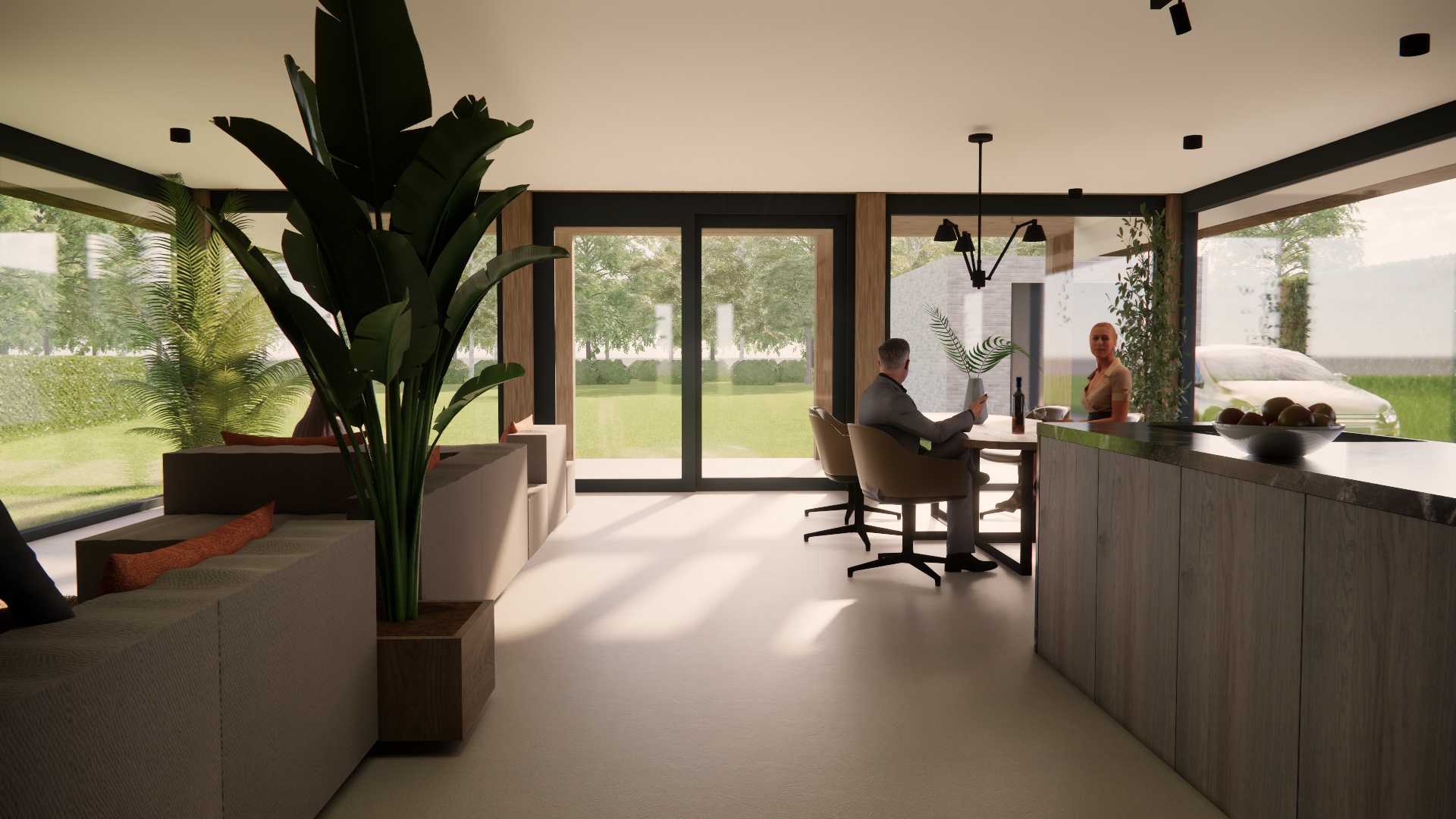 interieurontwerp vrijstaande woning benedenverdieping